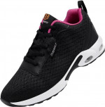 FENLERN Steel Toe Shoes for Women Lightweight Safety Work Sneakers Sho