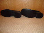Authentic Gianni Versace mens black suede/silver hardware shoes