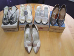 Lot of 11 Pairs of Vintage Ladies Dress Shoes