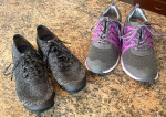 2 pr. of Ladies 'Nike" & 'Nurse Mates' Tennis Shoes - Sz. 9.5 - Nice!