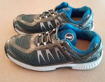 Orthofeet Men's Shoes-Gray/Blue 11.5(2E)