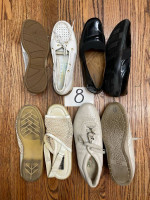 4 pairs of Shoes - Women's size 8