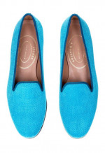 Stubbs and Wootton Slipper, shoes, blue, womens size 6 1/2, new in box