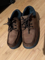 Men's 10W leather hiking shoes
