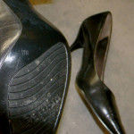8 pairs high heel shoes / boots - some NEW and others "NEAR NEW"