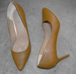 8 pairs high heel shoes / boots - some NEW and others "NEAR NEW"