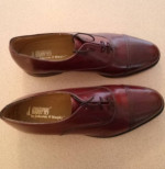Johnston & Murphy (men's)Leather Shoes(Wine)-8 1/2M