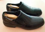 Nunn Bush Leather Slip-On Shoes-(men's)black 13M