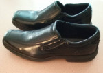 Nunn Bush Leather Slip-On Shoes-(men's)black 13M