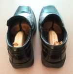 Nunn Bush Leather Slip-On Shoes-(men's)black 13M