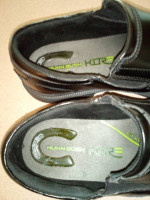 Nunn Bush Leather Slip-On Shoes-(men's)black 13M