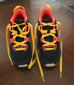 LeBron Witness 7 GS 'Black Bright Crimson Speckled' Shoes Size 4.5Y