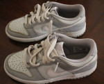 Nike Dunk Low Two-Toned Grey Basketball Shoes Sizes 4.5Y