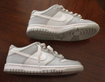 Nike Dunk Low Two-Toned Grey Basketball Shoes Sizes 4.5Y
