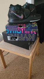 Kyrie 6 Black/Black Retro Shoes Mens 9.5
