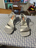 SILVER DRESS  Shoes size10
