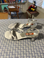 SILVER DRESS  Shoes size10