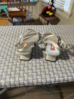 SILVER DRESS  Shoes size10