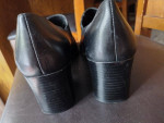 Women's Croft and Barrow BLACK Chunky Heel slip on SHOES - Sz 9