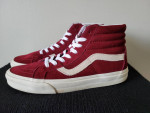 Van's Burgundy Suede Hi-Top Skateboard Shoes, Men's 9/Women's 10.5