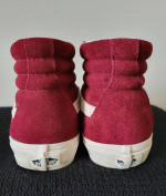 Van's Burgundy Suede Hi-Top Skateboard Shoes, Men's 9/Women's 10.5