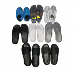NEW - Sandals, Water Shoes, and Socks, sizes vary from 9.5 - 11