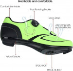 LINGQUE Shoes Indoor Compatible with Peloton Bike Shoe with Delta Clea