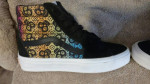 Vans Hi Top Tennis Shoes Día de Muertos or Día de los Muertos Womens 5
