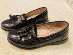 Mens 8 2E Burgandy Dress Shoes New