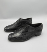 Vtg. Aristocrat Johnson & Murphy Black Men’s Wingtip Dress Shoes