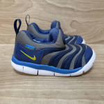 Nike Baby Toddler Dynamo Free TD Size 8c Blue Sneaker Shoes – New