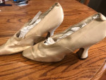 1920's wedding shoes from Frank Brothers, New York
