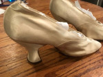 1920's wedding shoes from Frank Brothers, New York