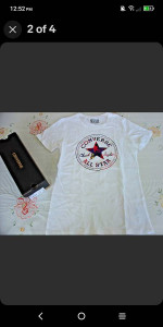 Converse Shoes & Shirt *2 BRAND NEW items Womens & Boys Sneakers