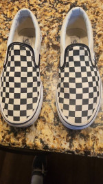 VANS SHOES MEN'S 8 CHECKERED