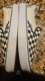 VANS SHOES MEN'S 8 CHECKERED
