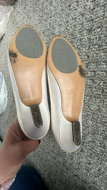 White Wedding Shoes, Size 10