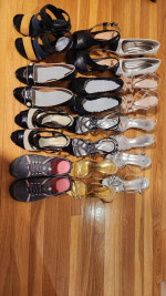 Various pairs of shoes