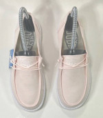 Size 3Y - Girls Hey Dude Wendy Slub Canvas Pink Slip-On Shoes 40143-680 Boys 1.5