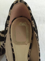 CHRISTIAN DIOR MISS DIOR PEEP-TOE PLATFORM WOMENS HEELS, SHOES, NEW