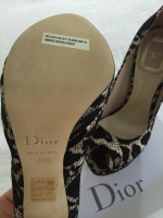 CHRISTIAN DIOR MISS DIOR PEEP-TOE PLATFORM WOMENS HEELS, SHOES, NEW
