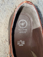new men's brown leather dress shoes size 10.5