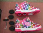 Heelys Dual Up X2 Rainbow Pink Unicorn Girls 13 Wheeled Shoes