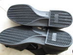 Faded Glory Women’s Size 10 Leather Black Closed Toe Slip On Shoes--So