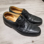 Leather Shoes - Black, Brown (Size: 9.5)