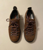 Prada Mens Size 7.5 US Brown Suede Hiking Shoes Boots NEED SOLE REPAIR