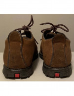 Prada Mens Size 7.5 US Brown Suede Hiking Shoes Boots NEED SOLE REPAIR