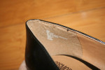 Size 8 1/2 Cosmopolitan Black Platform Heel Shoes