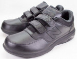 New Balance 813 Black Mens US 13 D Black Leather Walking Shoes