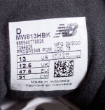 New Balance 813 Black Mens US 13 D Black Leather Walking Shoes